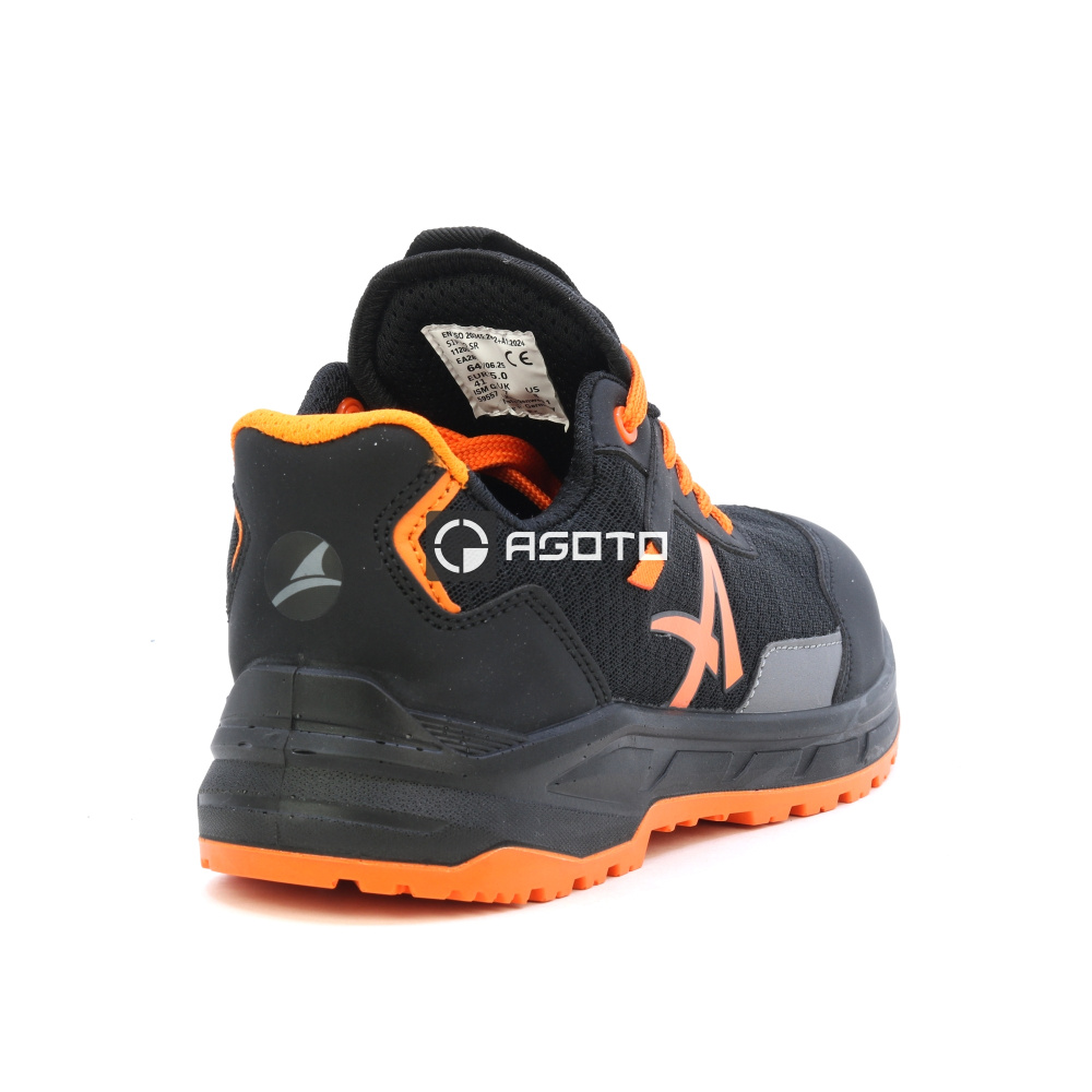 detail ALBATROS Axis Low S1P čierna pánska pohodlná pracovná obuv, ktorá dýcha