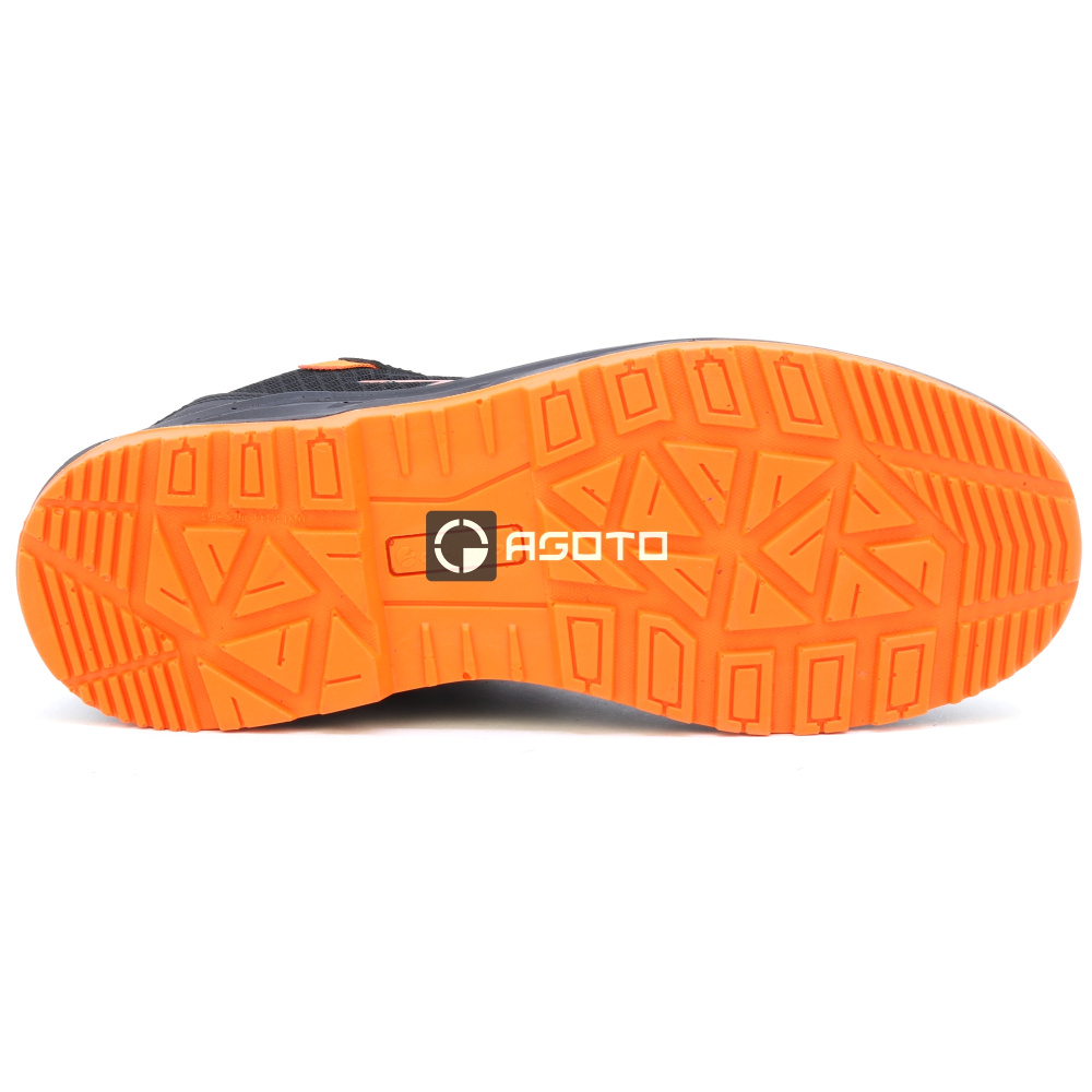 detail ALBATROS Axis Low S1P čierna pánska pohodlná pracovná obuv, ktorá dýcha