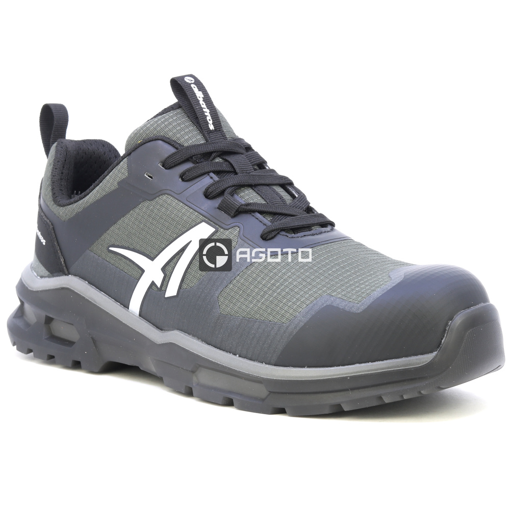 detail ALBATROS Halo Green Low S3S čierna pánska pracovná obuv, ľahká a pohodlná
