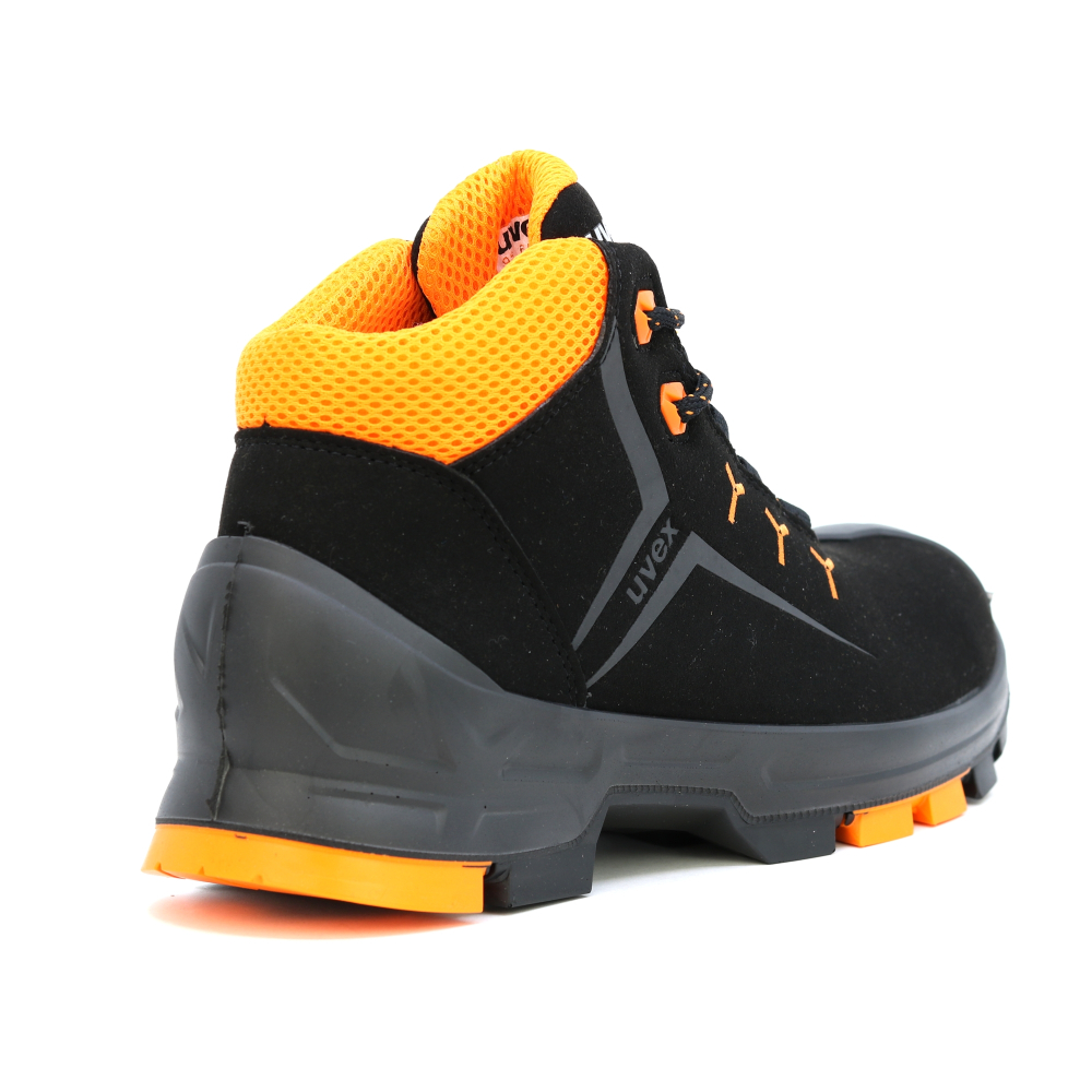 detail UVEX 2 6509 S3 SRC černá pánská bezpečnostní obuv