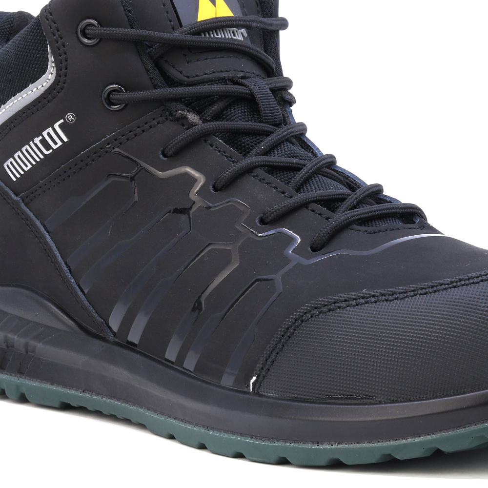detail MONITOR SWEDEN Hybrid S3 černá pánská pracovní obuv