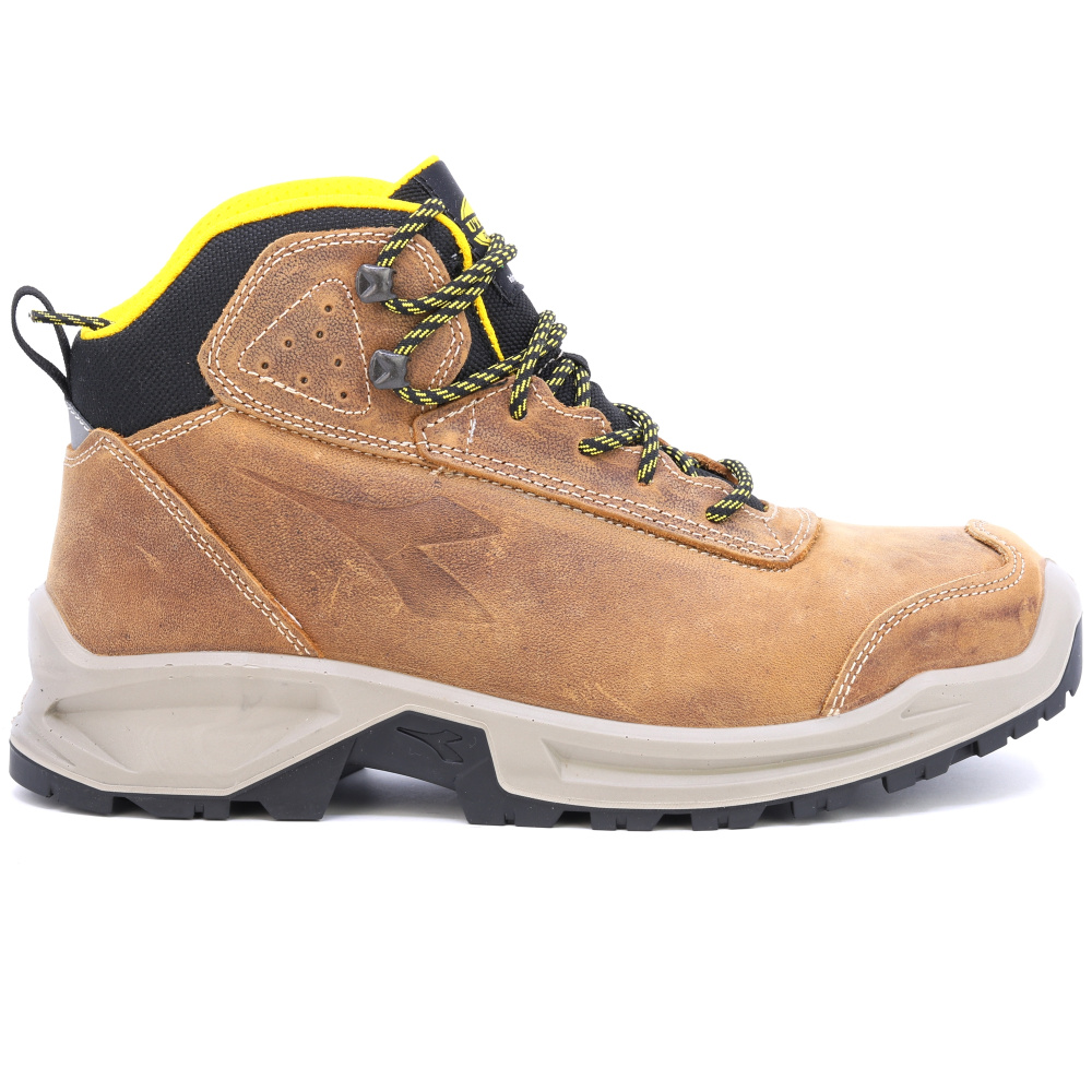 detail DIADORA Country Mid S3 hnědá pánská pracovní obuv