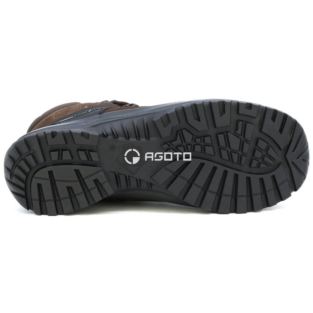 detail TOWORKFOR Hiker Brown S3 hnědá pánská pracovní obuv membrána Hydratec