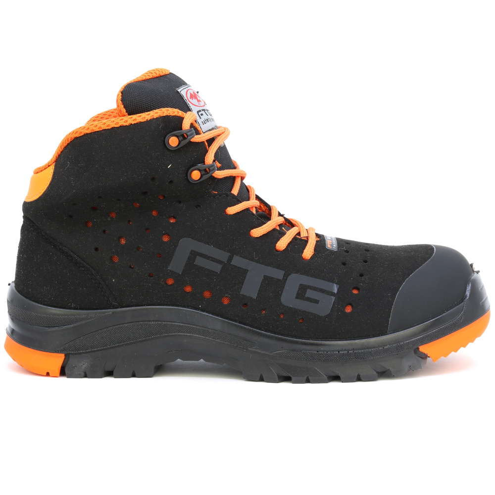 detail FTG Moon S1P ESD černá pánská pracovní obuv