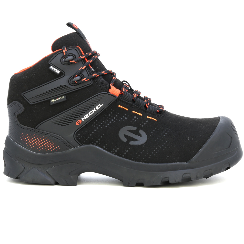 detail HECKEL Macexpedition 3.0 S3 GTX černá pánská pracovní obuv Goretex membrána