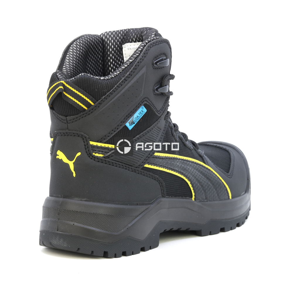 detail PUMA Rock HD CTX S3 černá pánská pracovní obuv + CTX membrána Výprodej