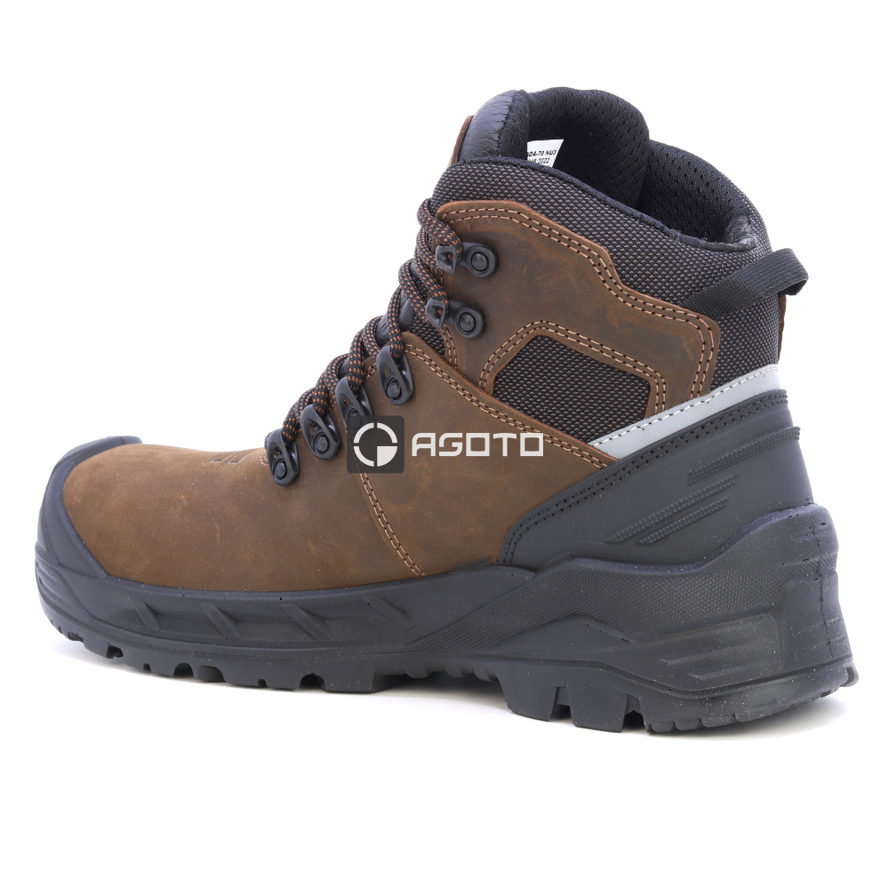 detail SIXTON Marmolada S3 hnědá pánská pracovní obuv