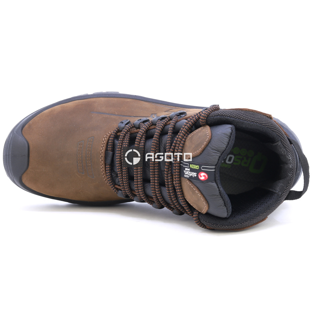 detail SIXTON Marmolada S3 hnědá pánská pracovní obuv