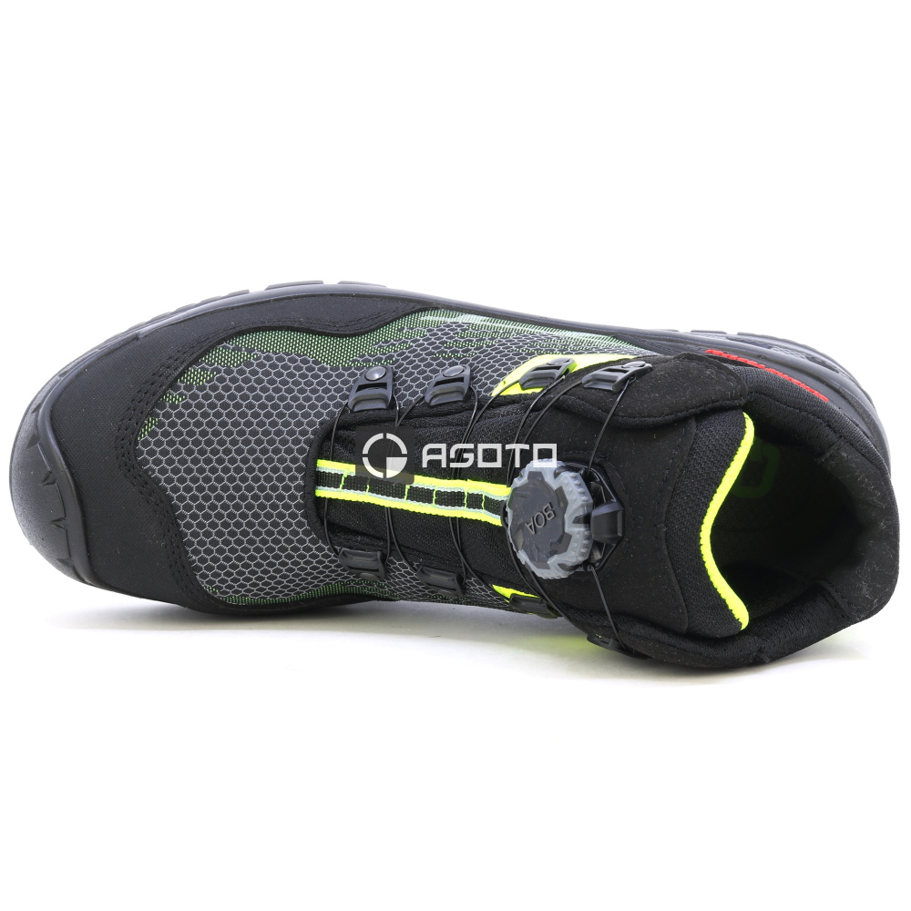 detail SIXTON Sestriere S3 BOA ESD černá pánská pracovní obuv