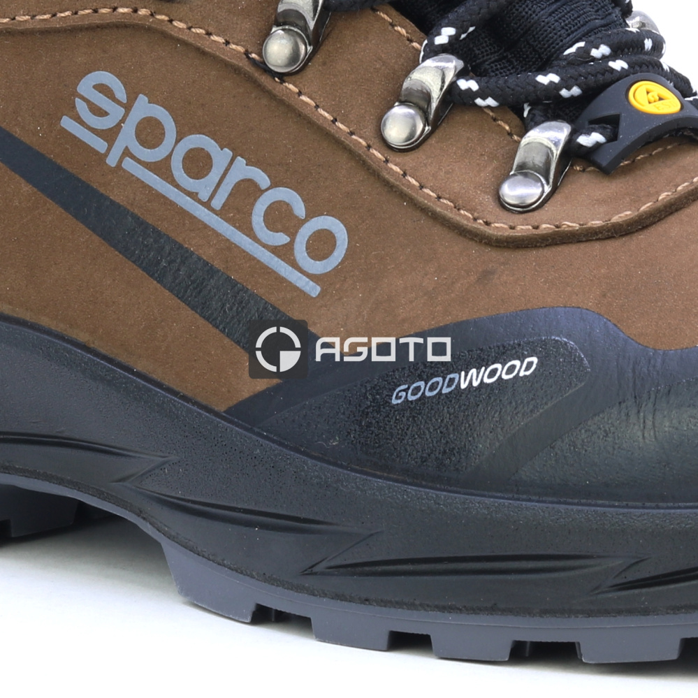 detail SPARCO Valley O6 BRW hnědá pánská pracovní obuv + DRS membrána