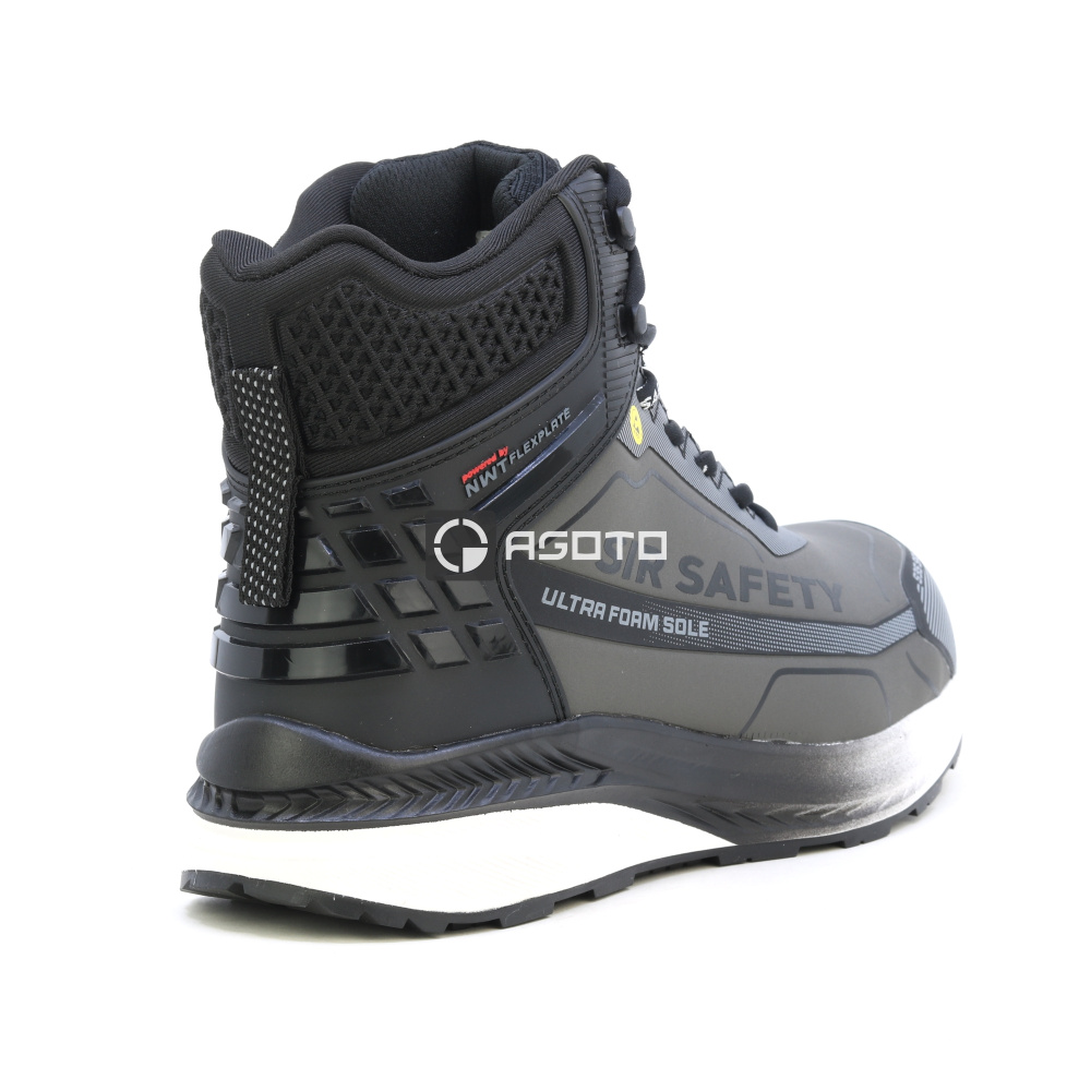 detail SIR Journey S3 Black/Grey šedá pánská pracovní obuv