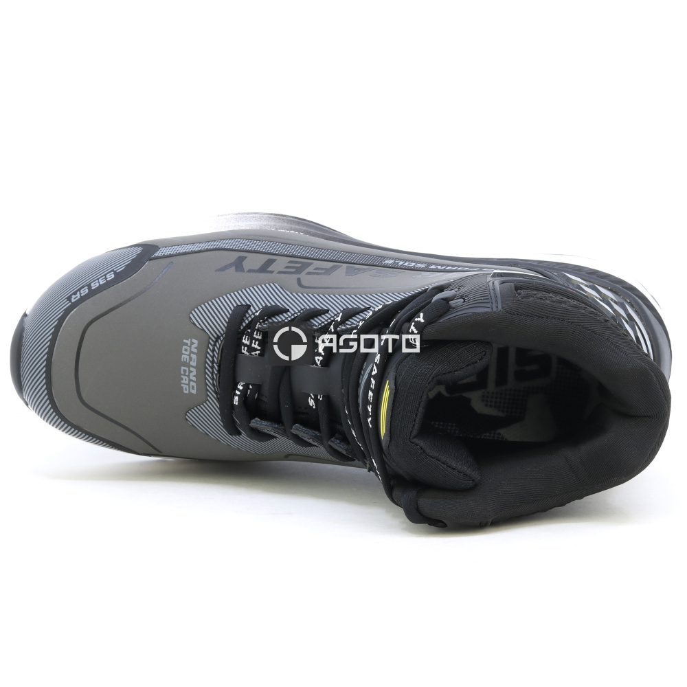 detail SIR Journey S3 Black/Grey šedá pánská pracovní obuv