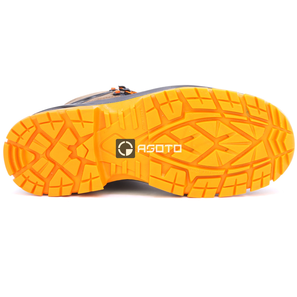 detail BICAP Seal Mid S3 hnedá pánska pracovná obuv + ventilačný systém a stabilizácia