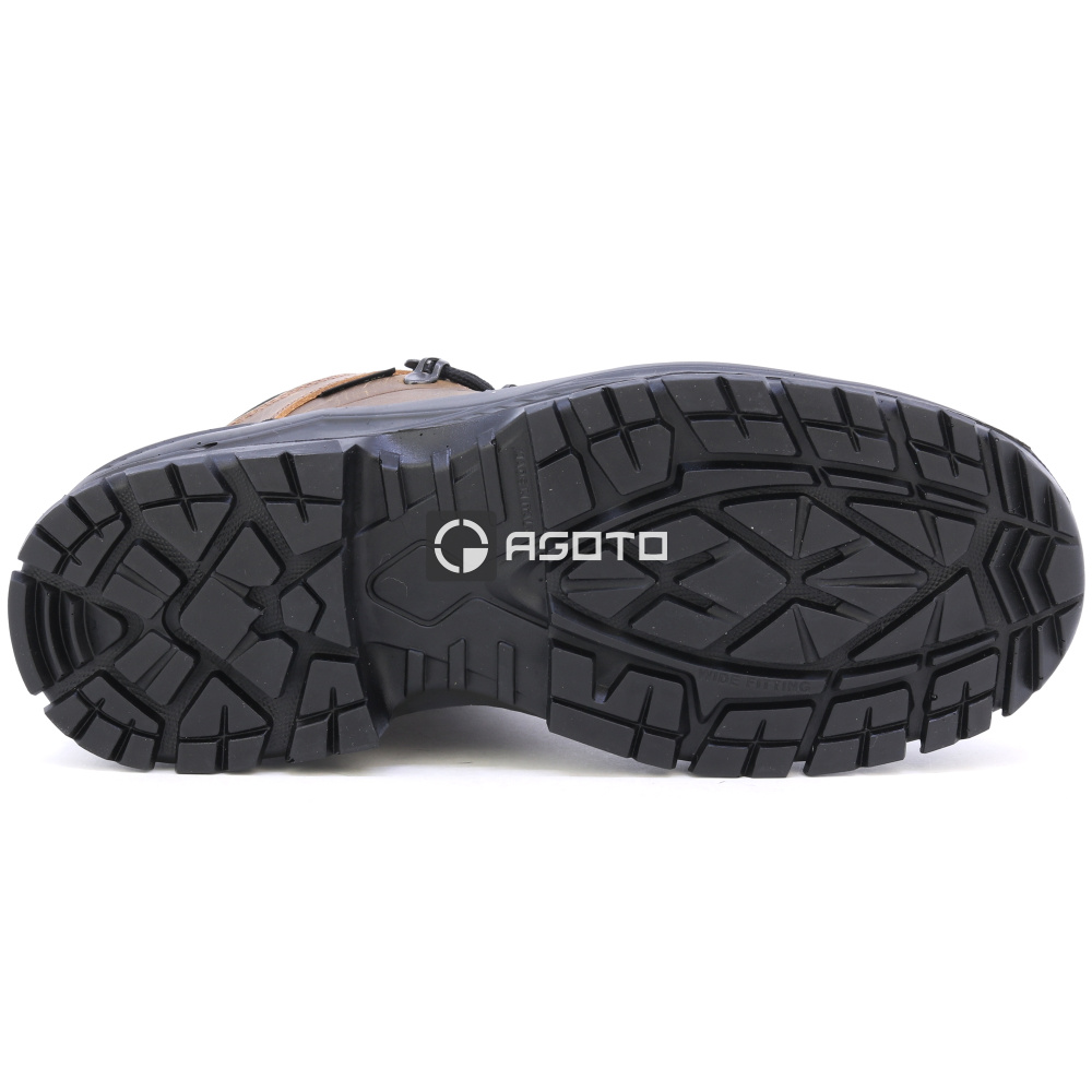 detail BICAP Argine Mid S7S hnedá pánska kožená pracovná obuv s membránou Respitex®