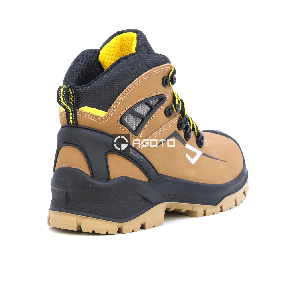 detail BICAP Leopard Mid S3 béžová pánska pracovná obuv s ventilačným systémom Pro Air