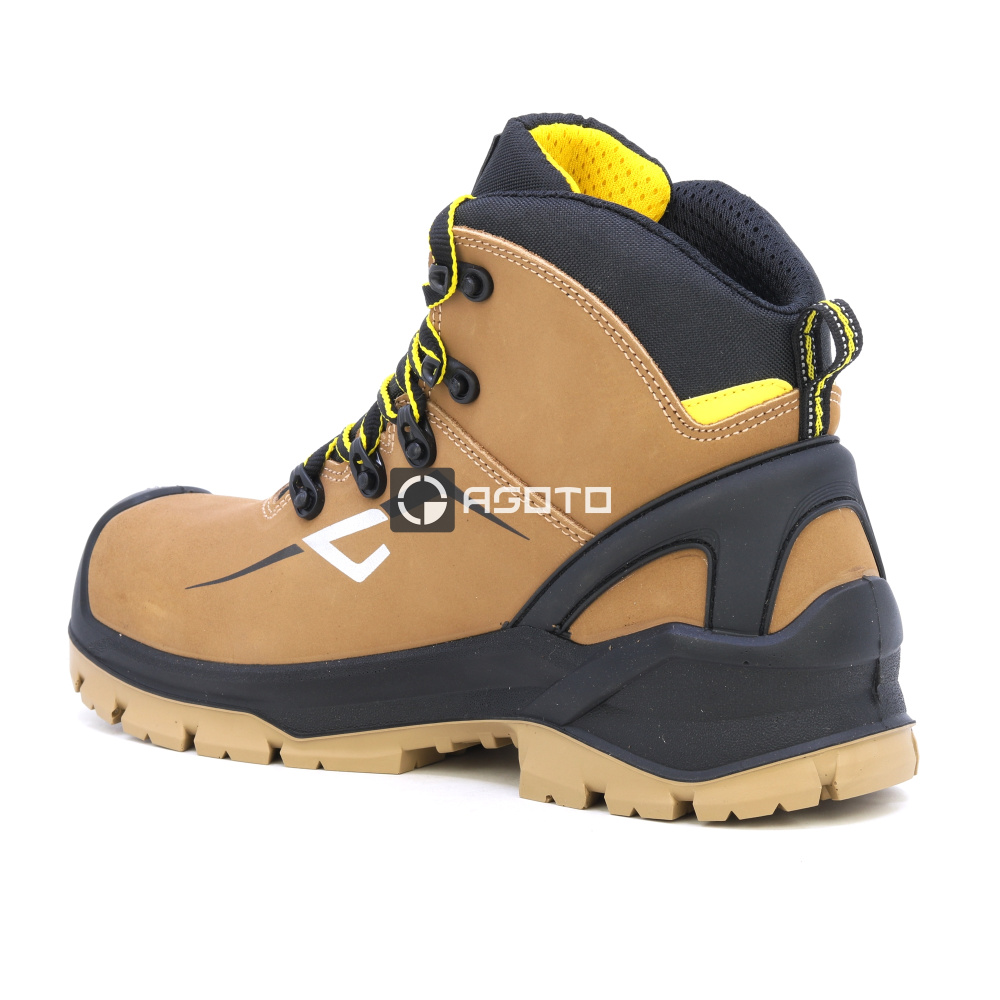detail BICAP Leopard Mid S3 béžová pánska pracovná obuv s ventilačným systémom Pro Air