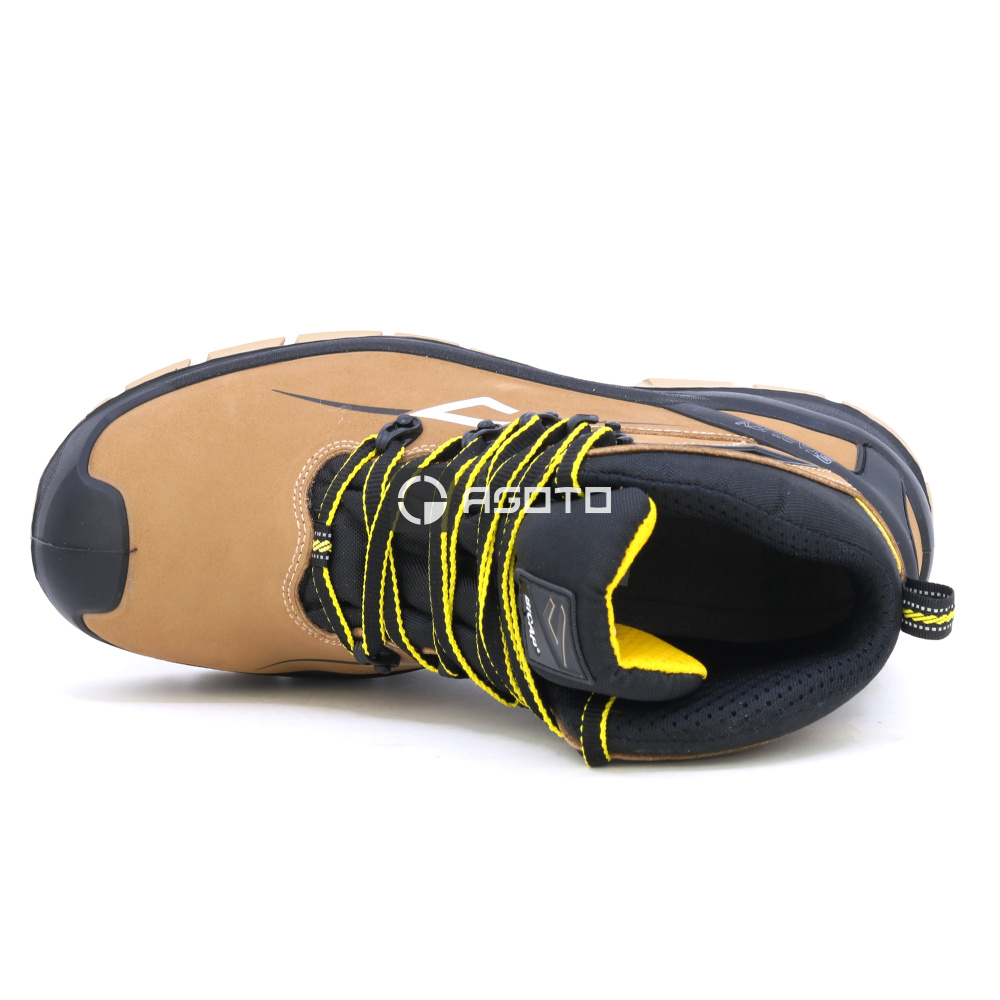 detail BICAP Leopard Mid S3 béžová pánska pracovná obuv s ventilačným systémom Pro Air