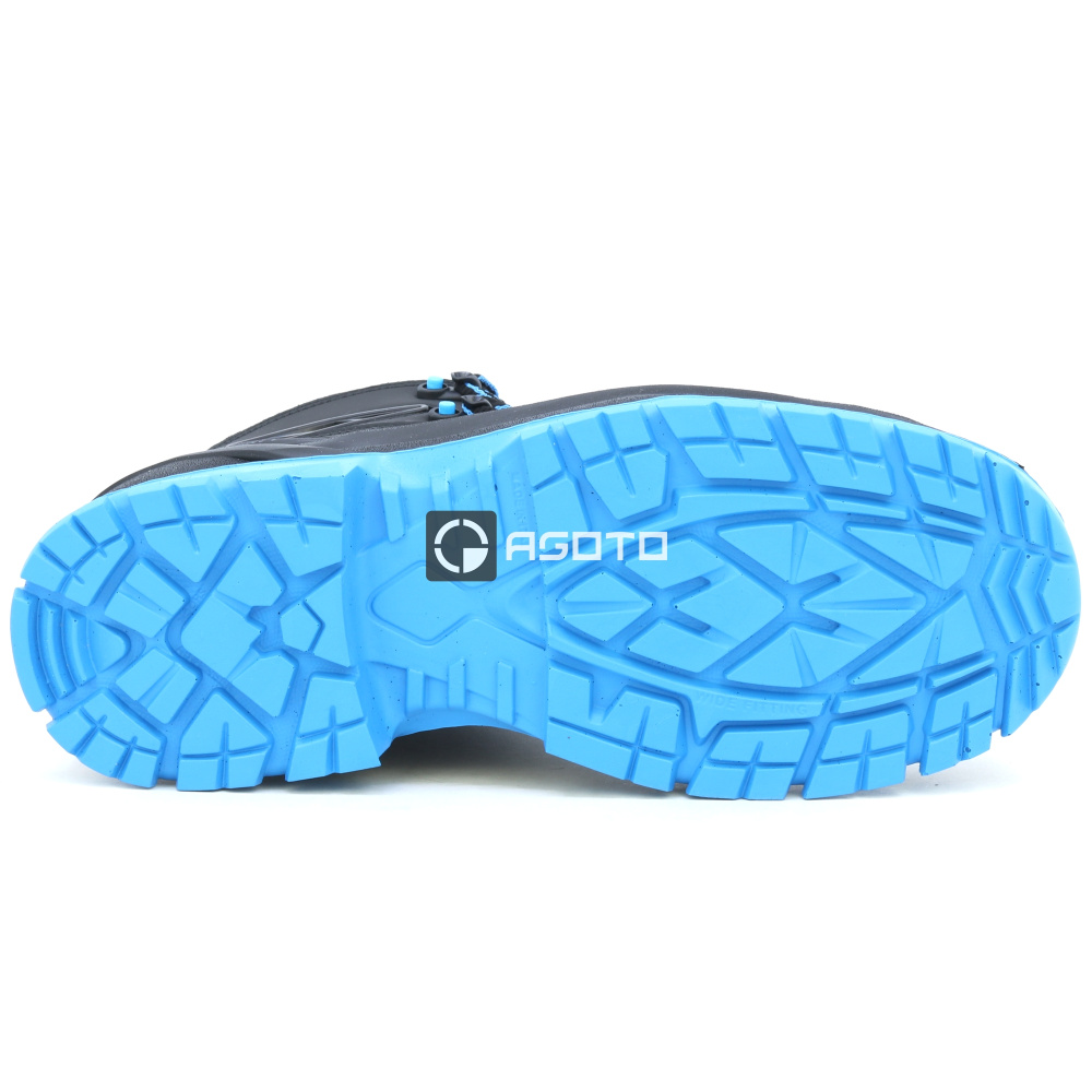 detail BICAP Whale Mid S3 čierna pánska pracovná obuv s ventilačným systémom Pro Air