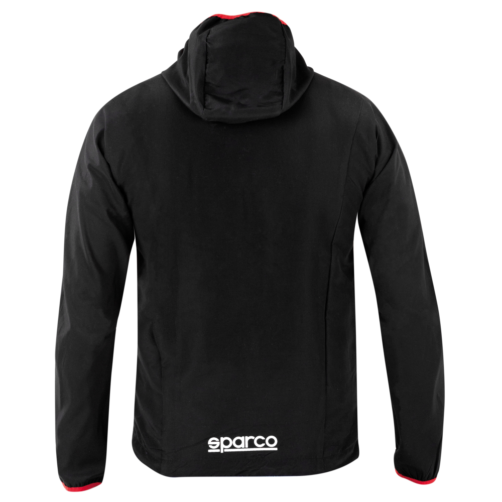 detail SPARCO Wilson černá pánská větruvzdorná lehká bunda