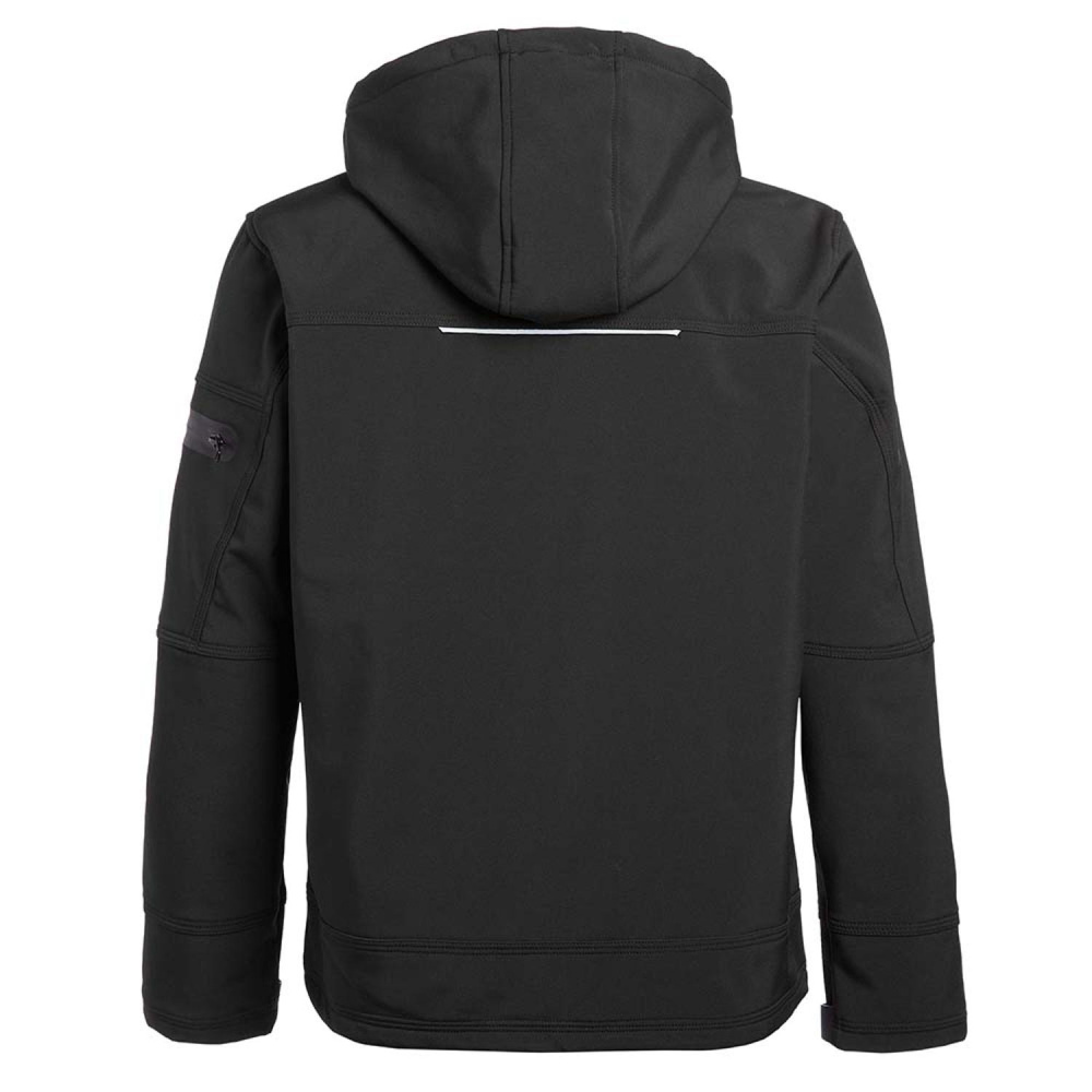 detail NORTH WAYS Flores Stretch černá pánská softshell bunda