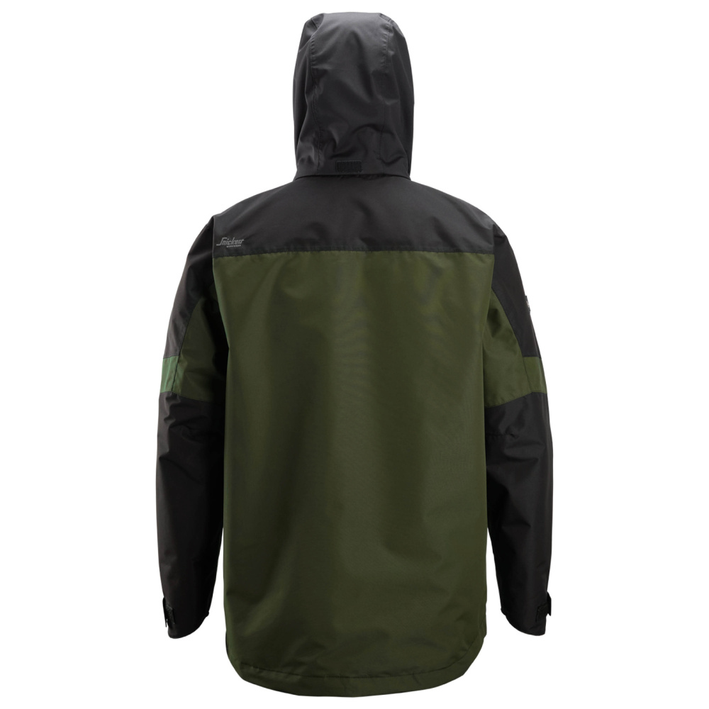 detail SNICKERS GT Work olivová pánská nepromokavá outdoor/work bunda