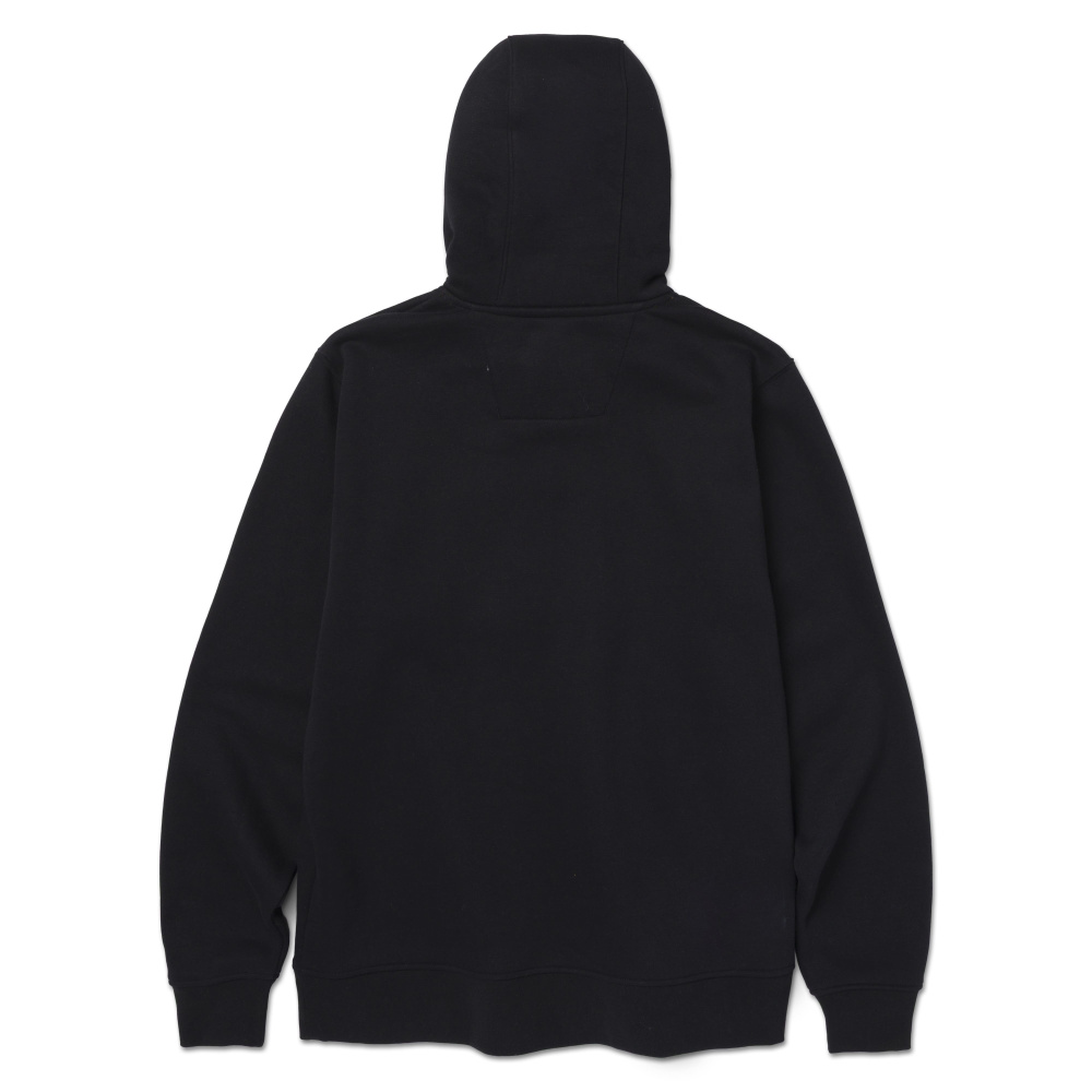 detail CATERPILLAR TM Hooded čierna pánska mikina s kapucňou a logom CAT