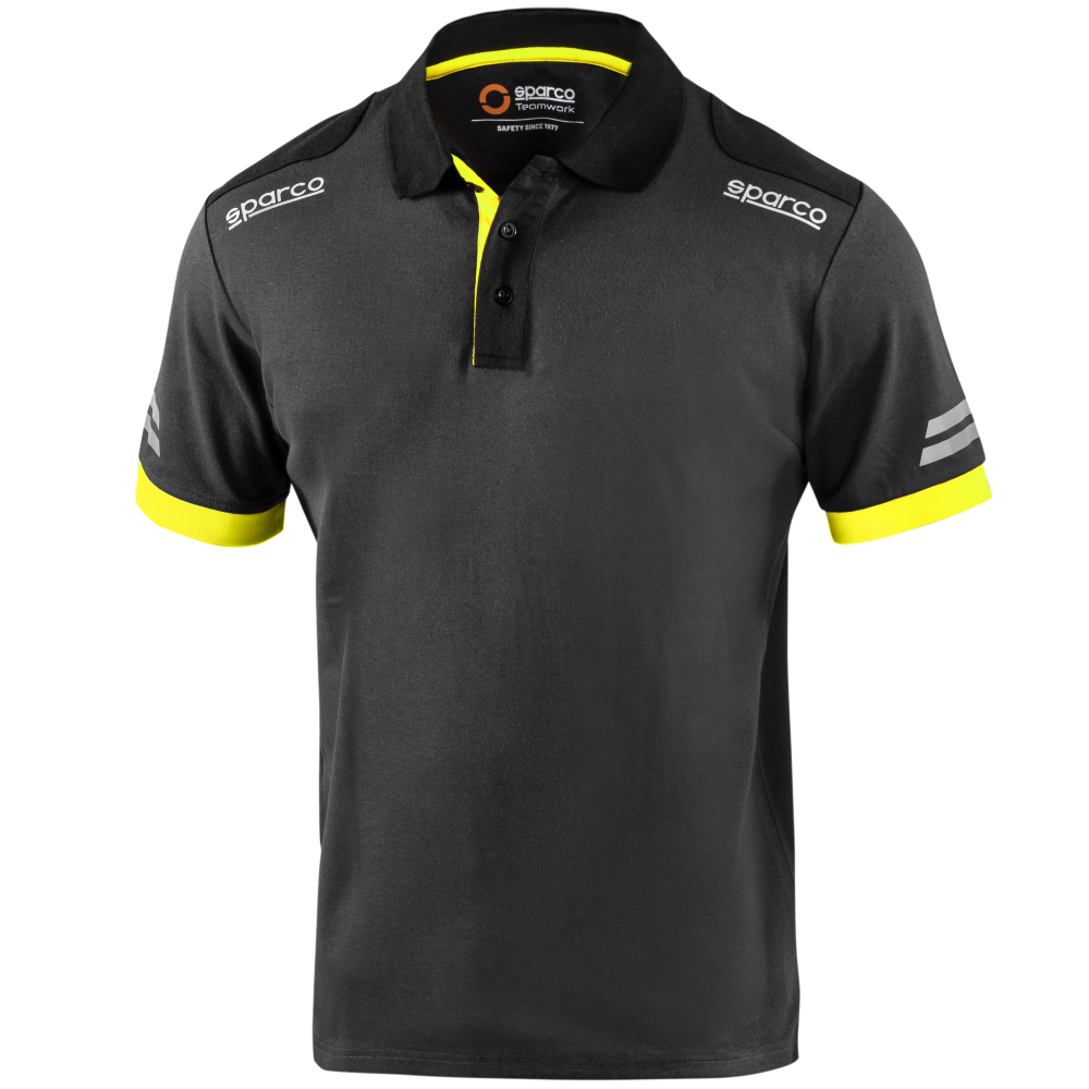 detail SPARCO Toledo POLO TW šedá pánská polokošile