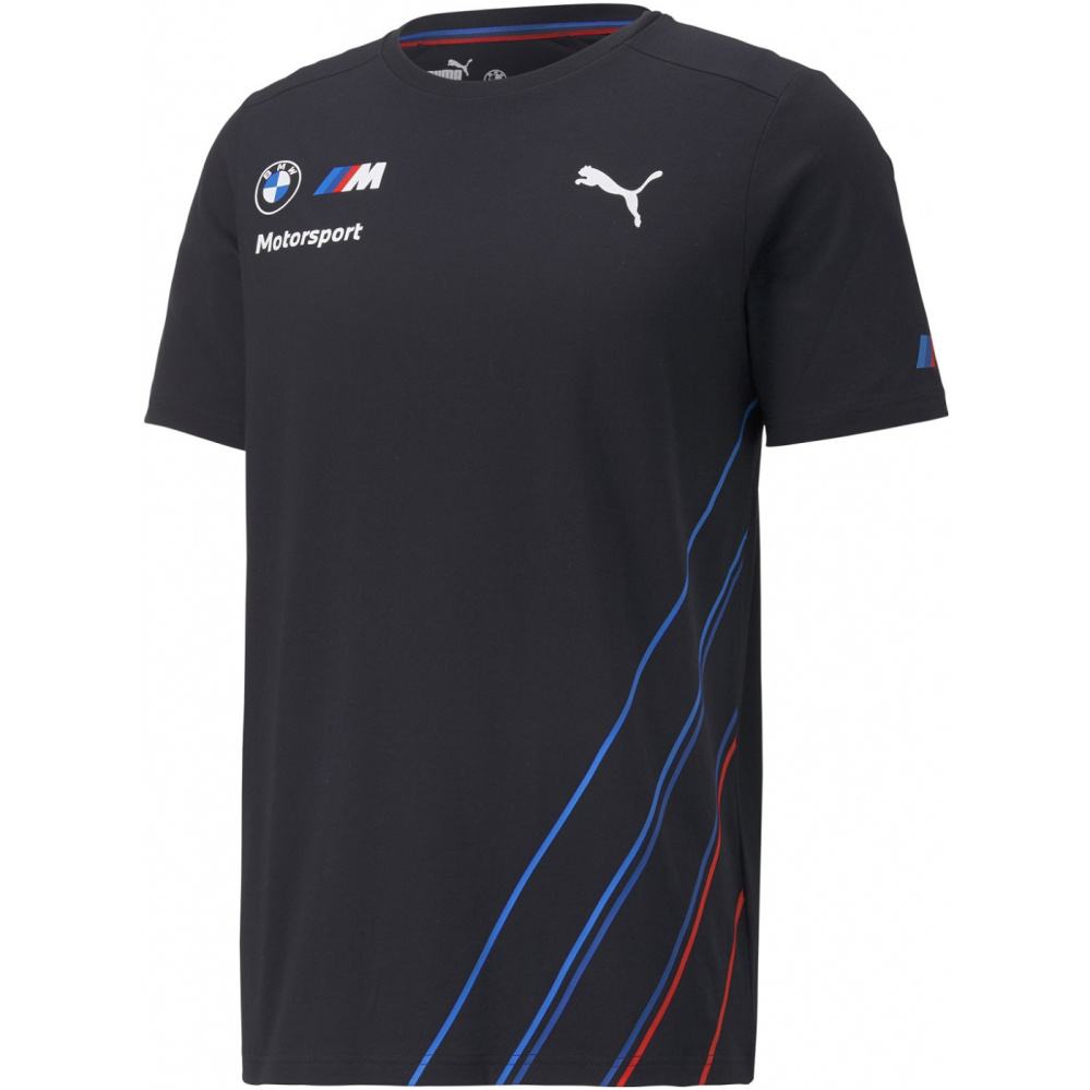 detail PUMA BMW Motorsport černé pánské triko 100% Ba