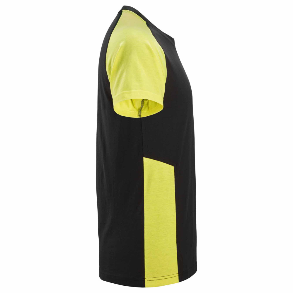 detail SNICKERS černé pánské raglánové triko 100% Ba