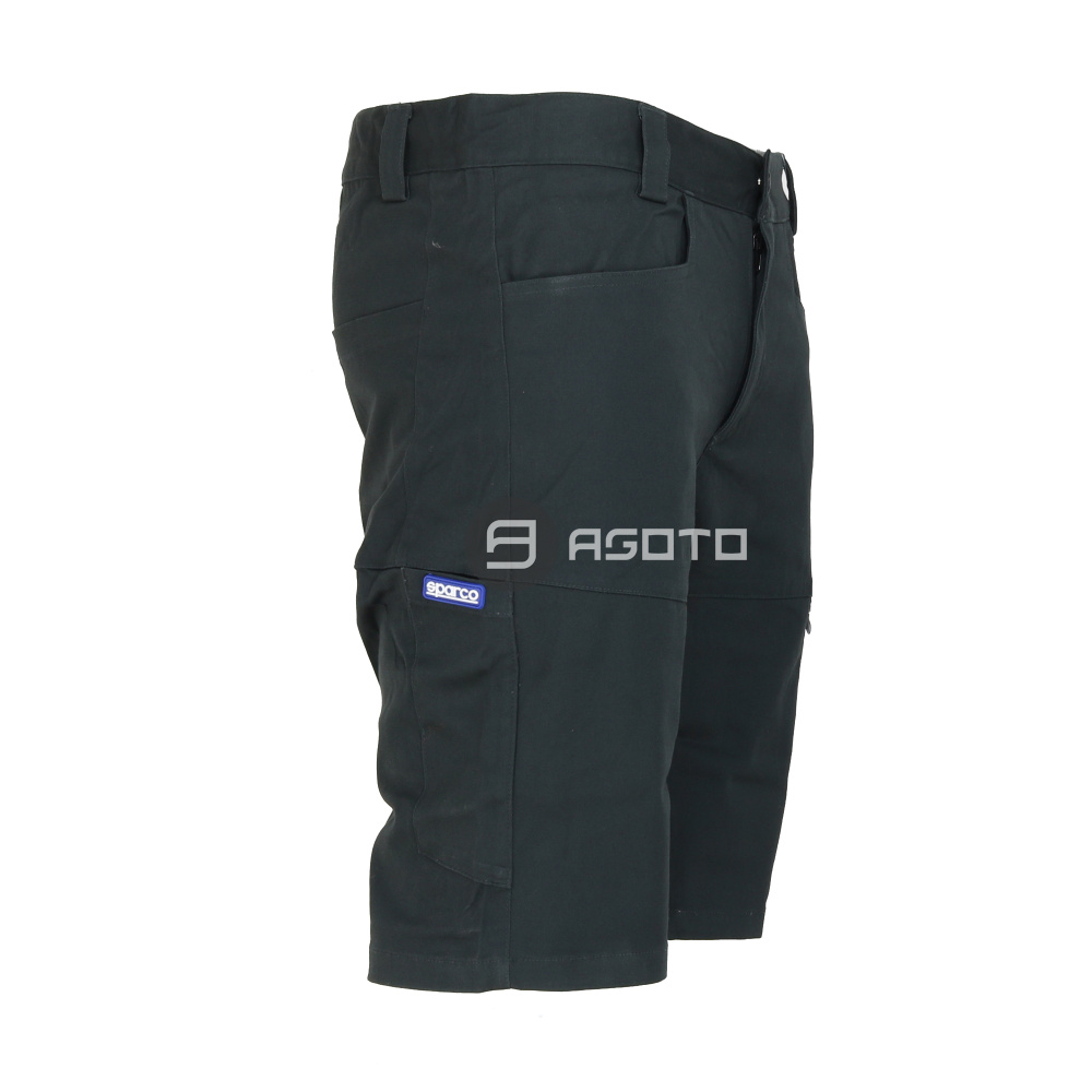 detail SPARCO Yale GR sivé pánske stretch kraťasy, pohodlie a voľnosť pohybu
