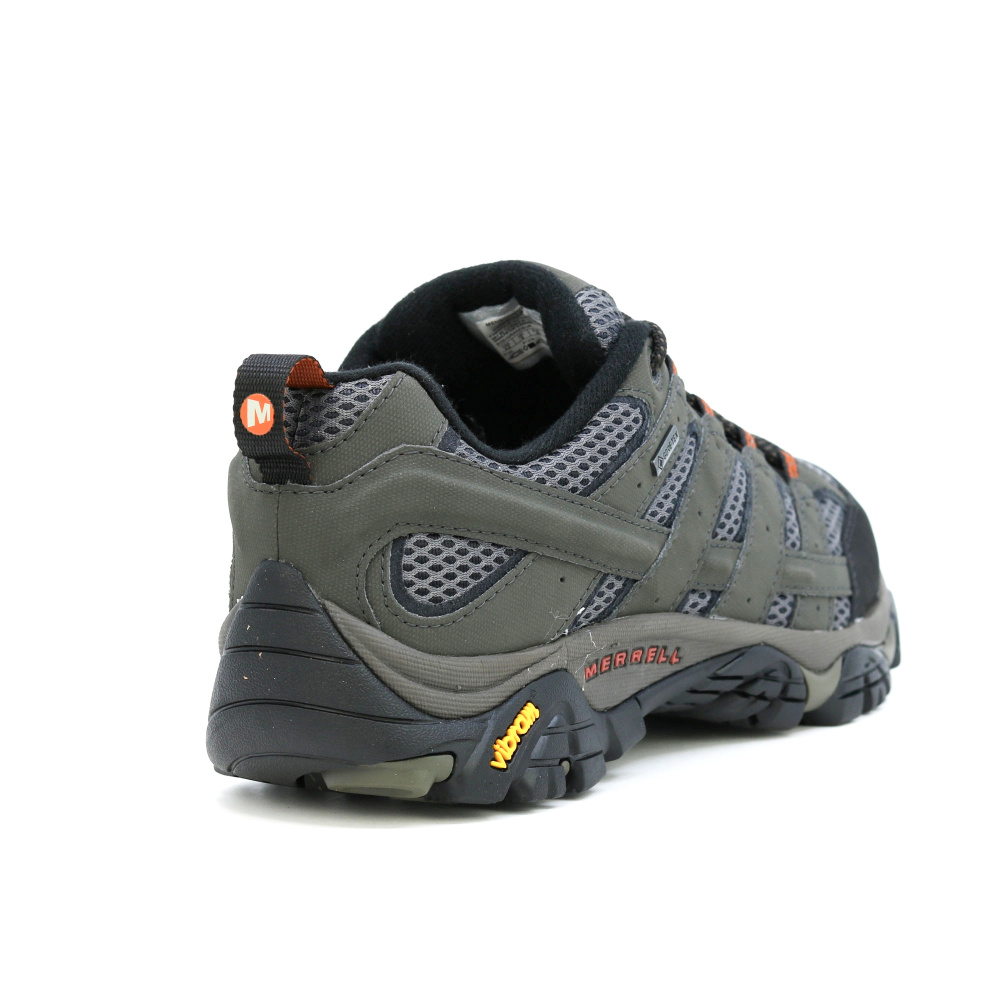 detail MERRELL Moab 3 GTX sivá pánska kožená outdoorová obuv s membránou Gore-Tex®