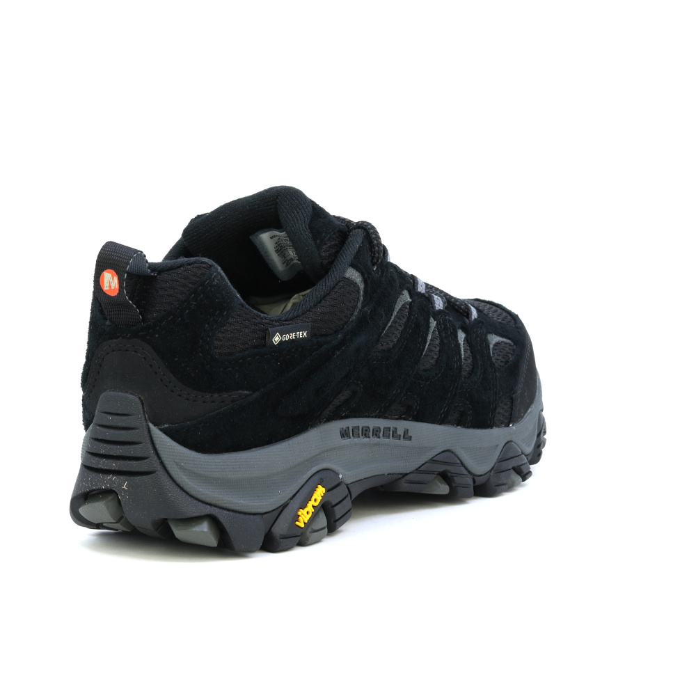 detail MERRELL Moab 3 GTX černá pánská outdoor obuv + Goretex membrána