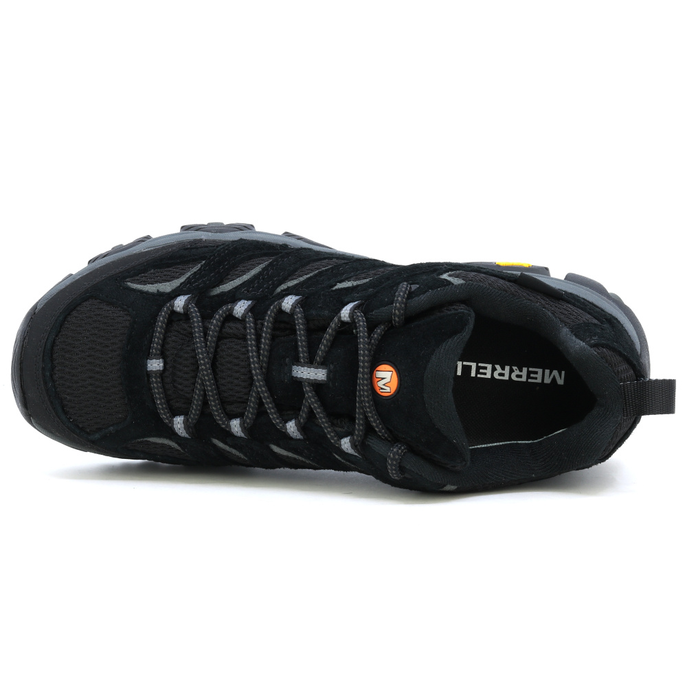 detail MERRELL Moab 3 GTX černá pánská outdoor obuv + Goretex membrána