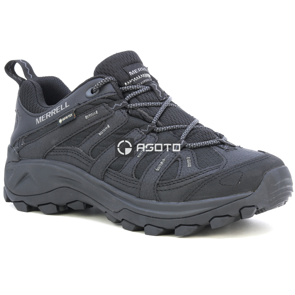 detail MERRELL Claypool 2 Sport Gtx New černá pánská outdoor obuv Goretex membrána