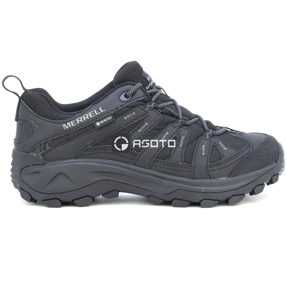 detail MERRELL Claypool 2 Sport Gtx New černá pánská outdoor obuv Goretex membrána