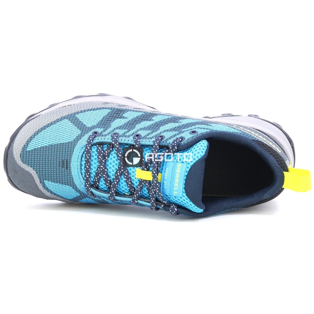 detail MERRELL SPEED ECO modrá pánská outdoor obuv AKCE