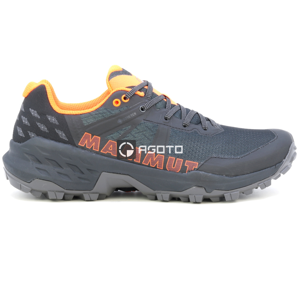 detail MAMMUT Sertig II Low GTX černá pánská outdoor obuv Goretex membrána