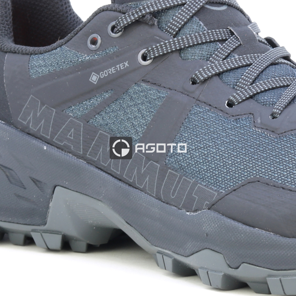 detail MAMMUT Sertig II Low GTX černá pánská outdoor obuv Goretex membrána