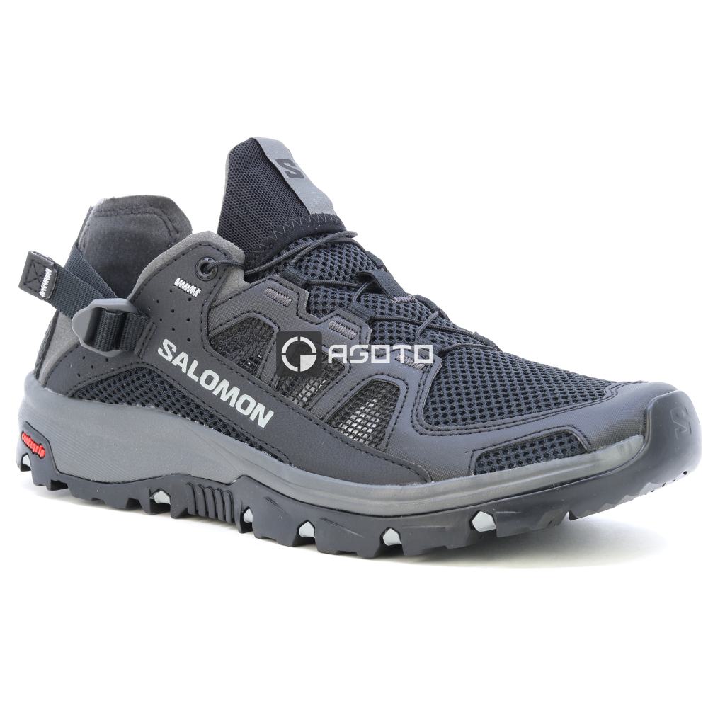 detail SALOMON Techamphibian 5 M Black černá pánská outdoor obuv