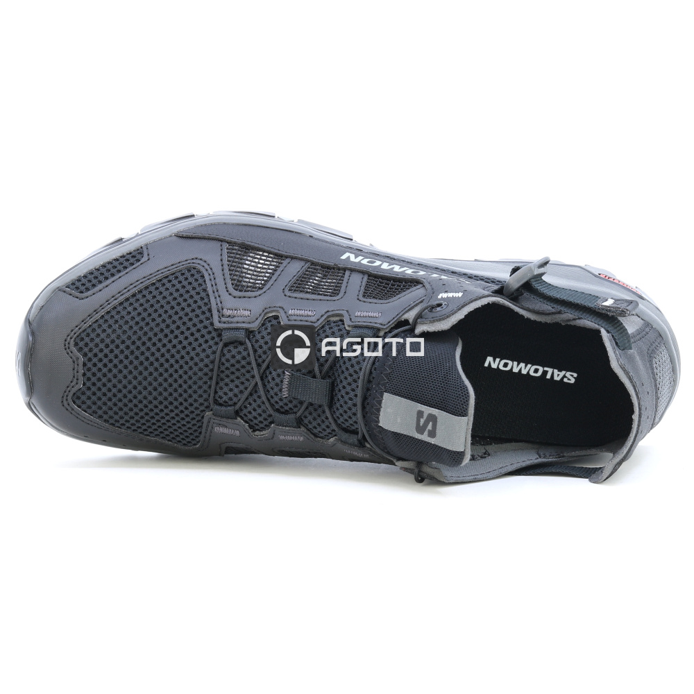 detail SALOMON Techamphibian 5 M Black černá pánská outdoor obuv