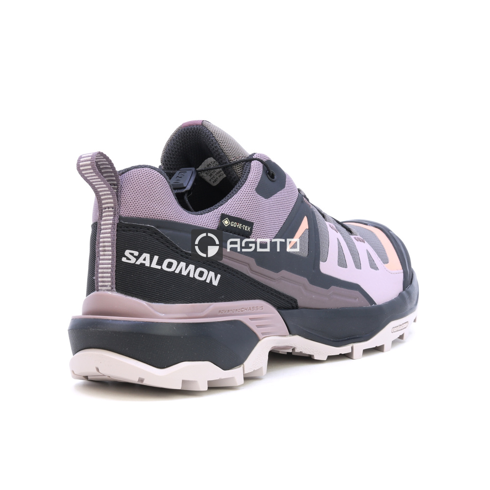 detail SALOMON X ULTRA 360 GTX W Pkiten fialová dámská outdoor obuv Gore-Tex® membrána