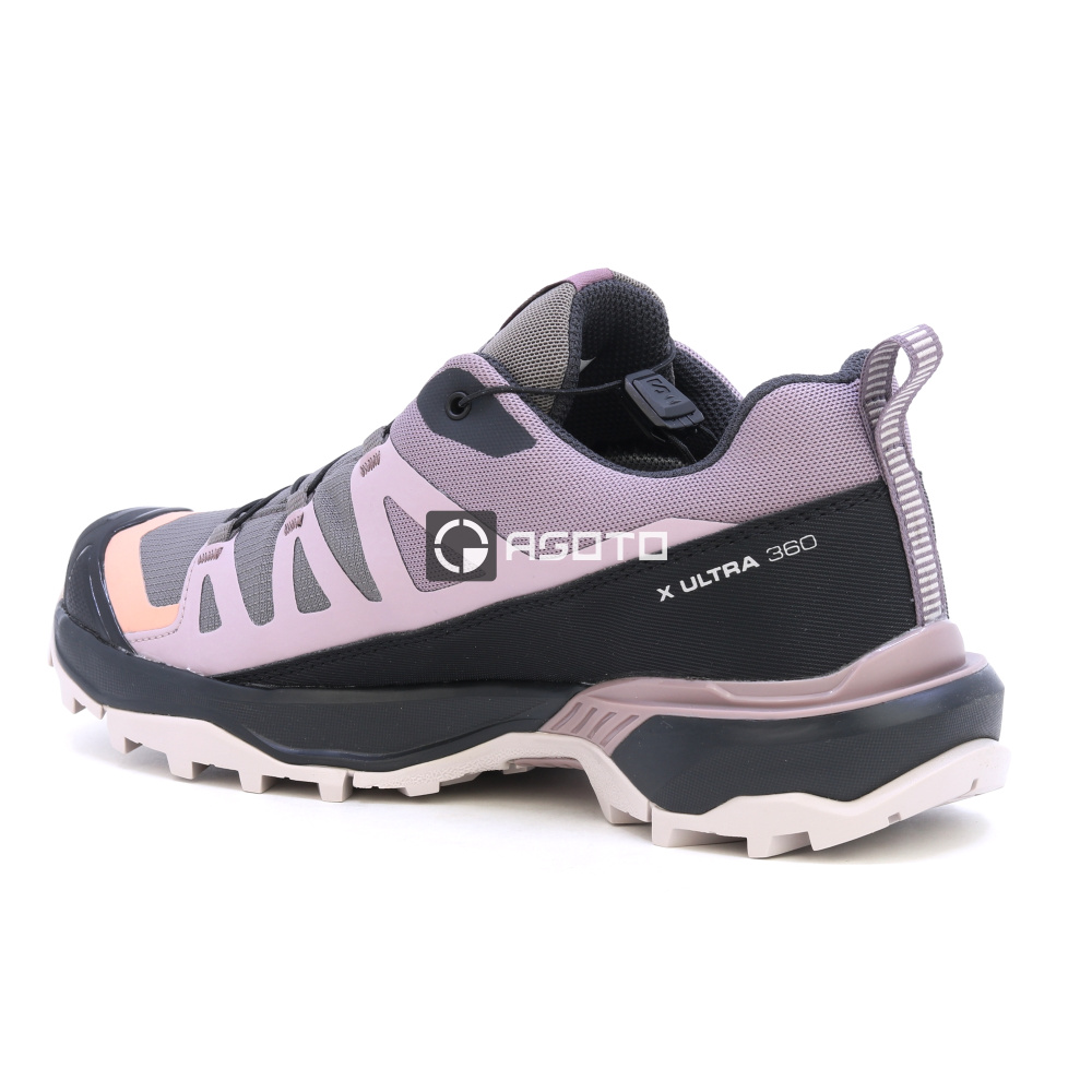 detail SALOMON X ULTRA 360 GTX W Pkiten fialová dámská outdoor obuv Gore-Tex® membrána