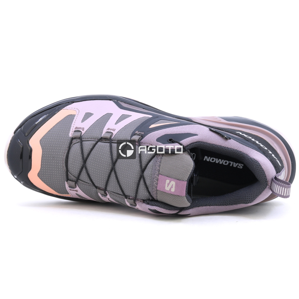 detail SALOMON X ULTRA 360 GTX W Pkiten fialová dámská outdoor obuv Gore-Tex® membrána