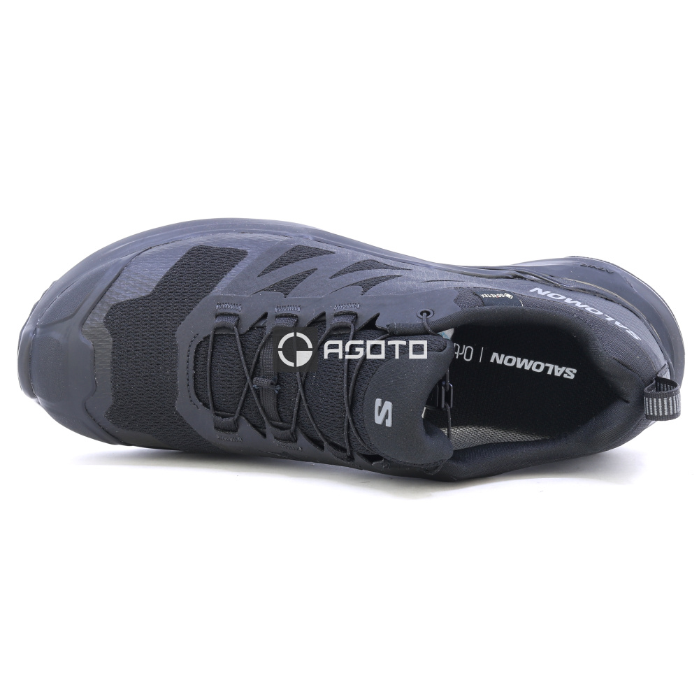 detail SALOMON X-Adventure GTX Black černá pánská outdoor obuv membrána Gore-Tex®