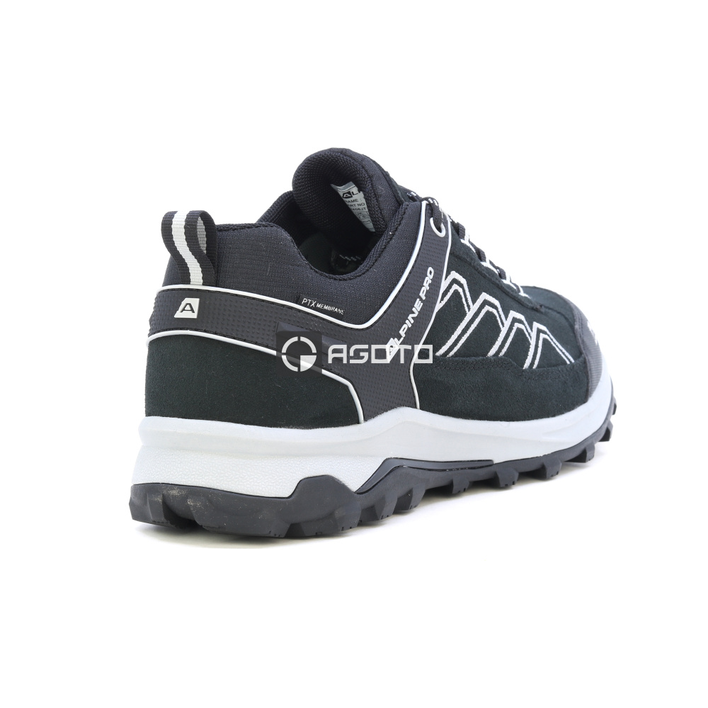 detail ALPINE PRO Gimie černá pánská outdoor obuv PTX membrána