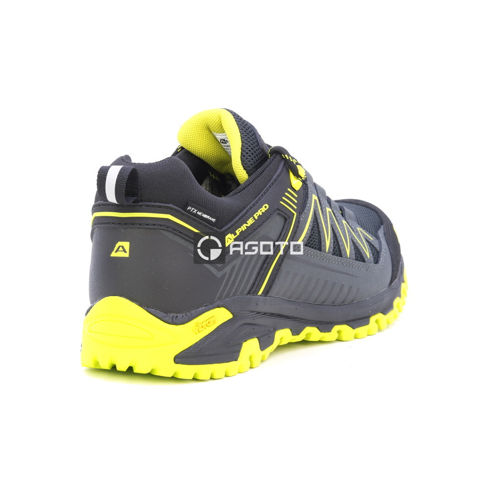 detail ALPINE PRO Imahe černá pánská outdoor obuv PTX membrána