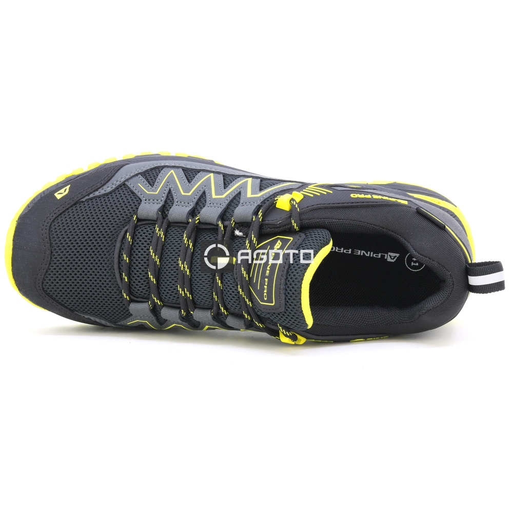 detail ALPINE PRO Imahe černá pánská outdoor obuv PTX membrána