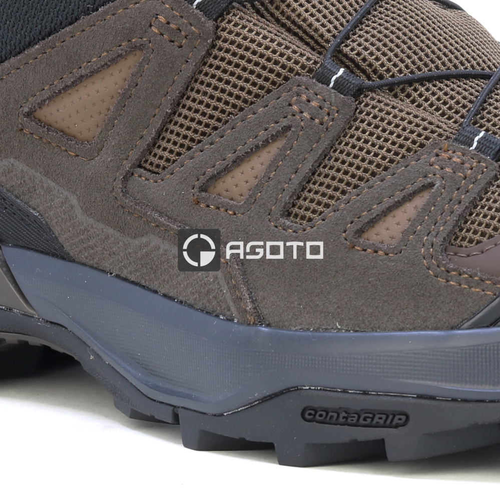 detail SALOMON X ULTRA 360 LTR GTX Dkeart hnědá pánská outdoor obuv Goretex membrána