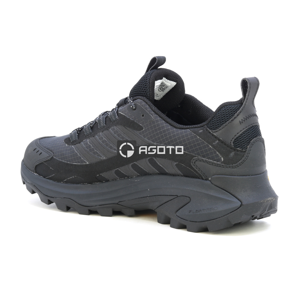 detail MERRELL MOAB SPEED 2 GTX black černá pánská outdoor obuv Gore-Tex® membrána