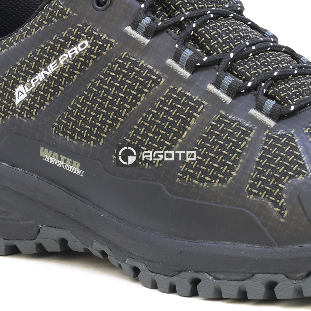 detail ALPINE PRO Musswe černá pánská outdoor obuv WP membrána